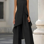Nienke elegante jumpsuit met wijde pijpen