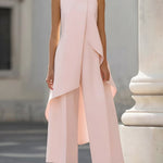 Nienke elegante jumpsuit met wijde pijpen