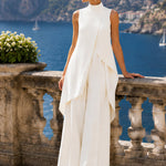 Nienke elegante jumpsuit met wijde pijpen