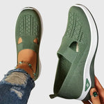 Orthopedische wandelschoenen voor dames met dempende zool en antislip rubberen buitenzool