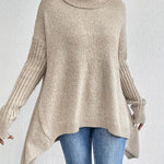 Hanne oversized trui met hoge hals