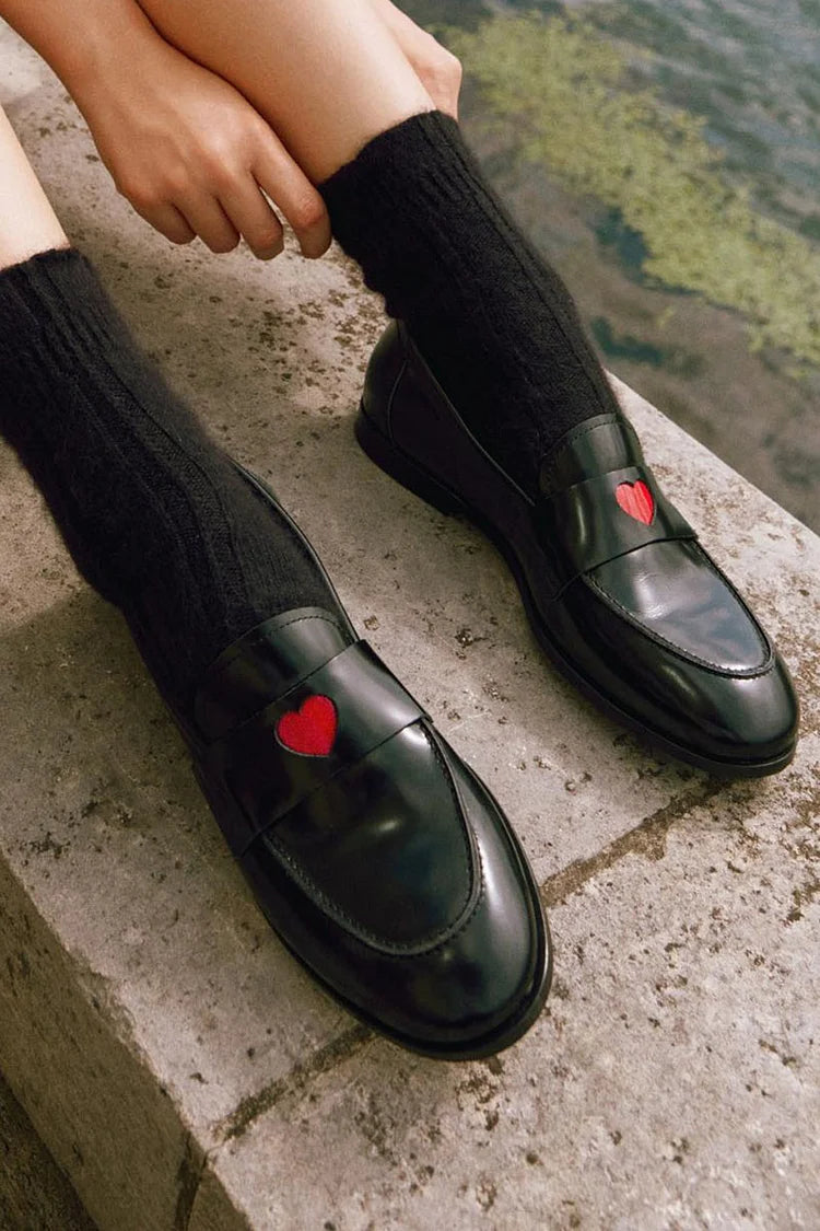 Chique instap mocassins voor dames in effen uitvoering, handgemaakt en comfortabel