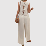 Celine dames tweedelige set met soepelvallende broek