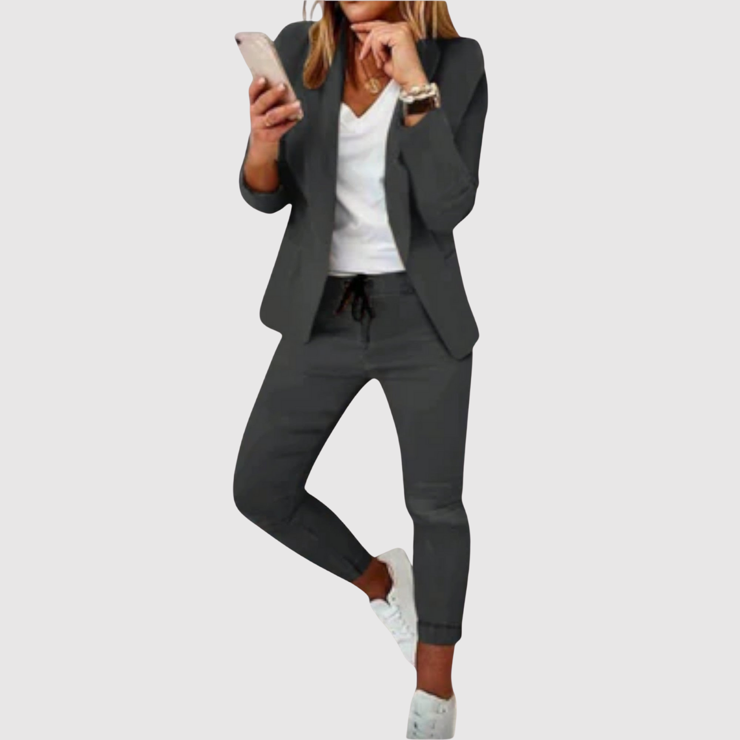 Britt dames getailleerde jumpsuit
