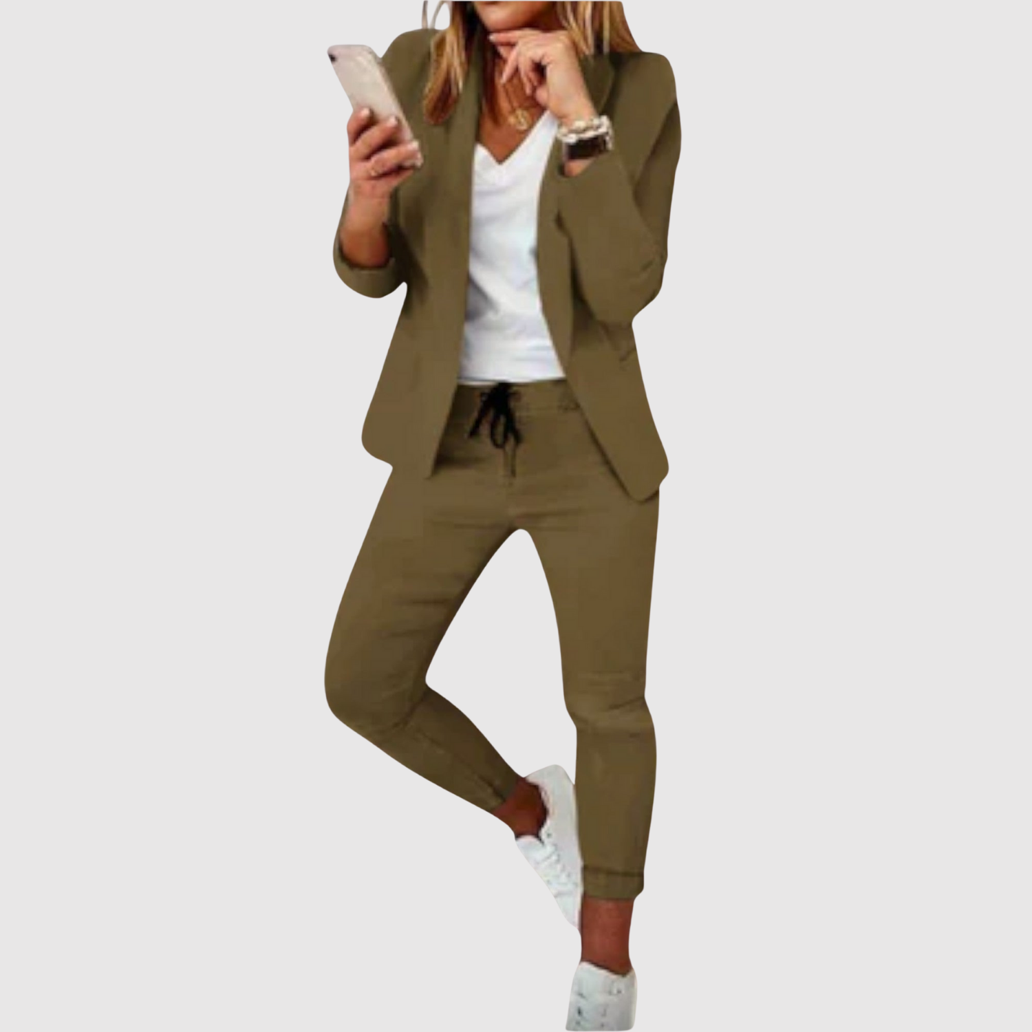 Britt dames getailleerde jumpsuit