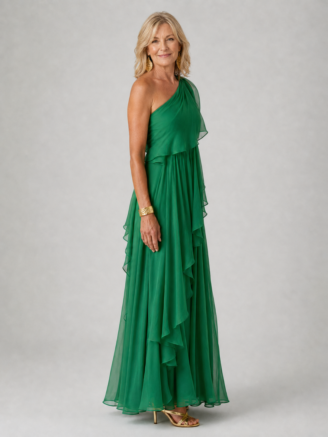 Fenne elegante maxi-jurk