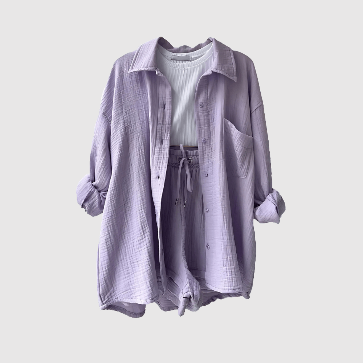 Anouk dames zomerse blouse- en shortset
