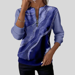 Tessa dames sweater met vintage print