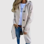 Zita dames lang knoopvest