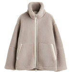 Klara dames zachte fleece winterjas met capuchon