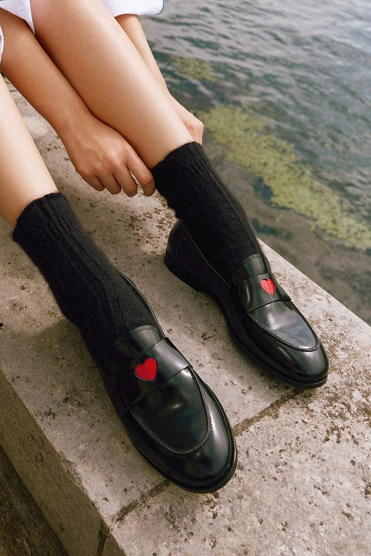 Chique instap mocassins voor dames in effen uitvoering, handgemaakt en comfortabel