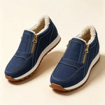 Imke warme slip-on sneakers met dubbele rits