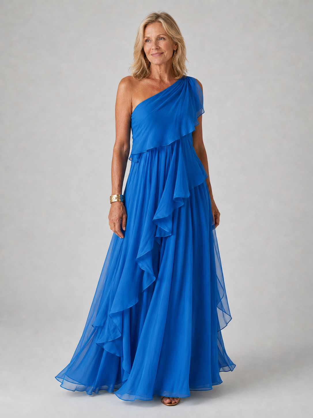 Fenne elegante maxi-jurk