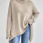 Hanne oversized trui met hoge hals