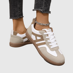 Orthopedische damessneakers met ruime pasvorm, brede neus en dempende ergonomische zool