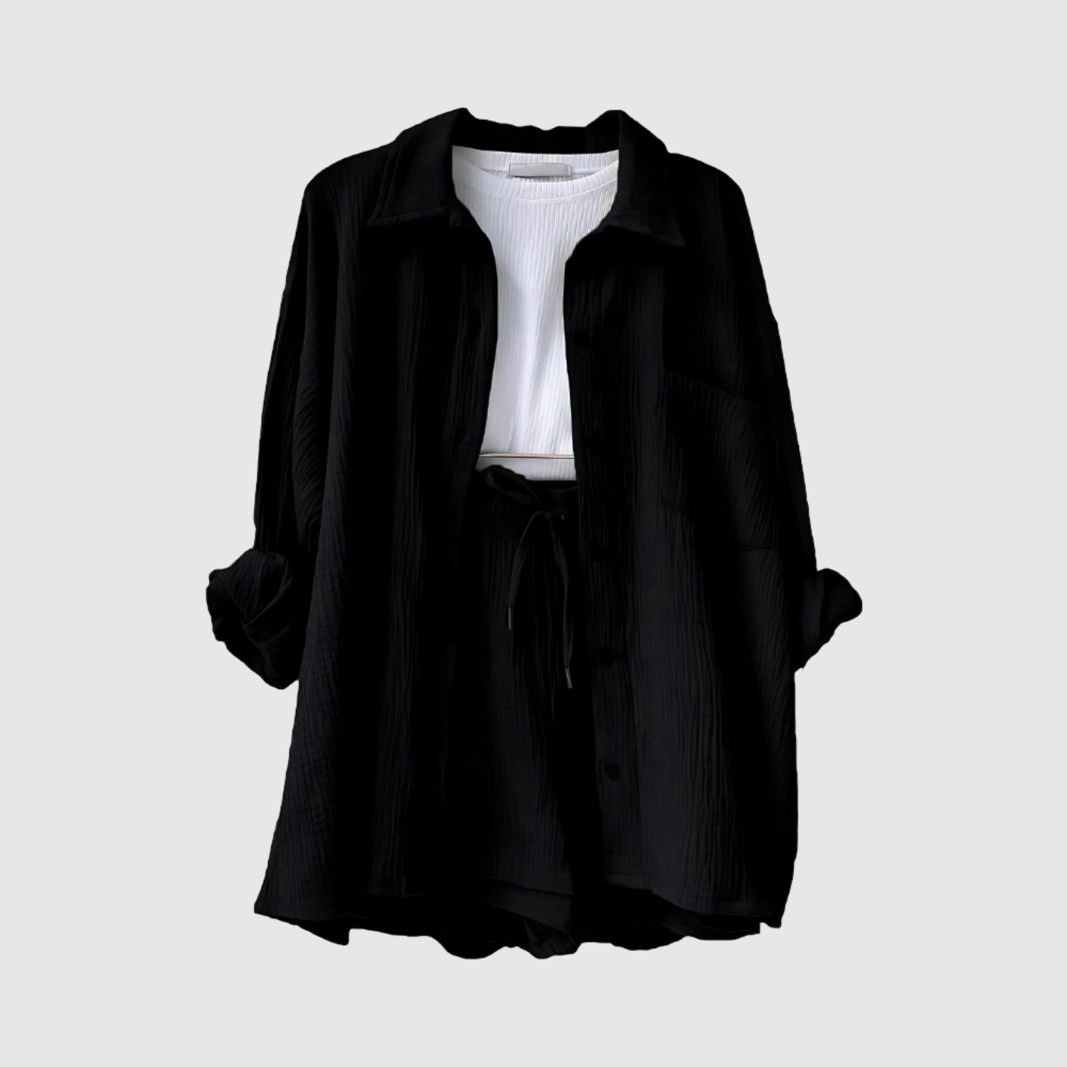 Anouk dames zomerse blouse- en shortset