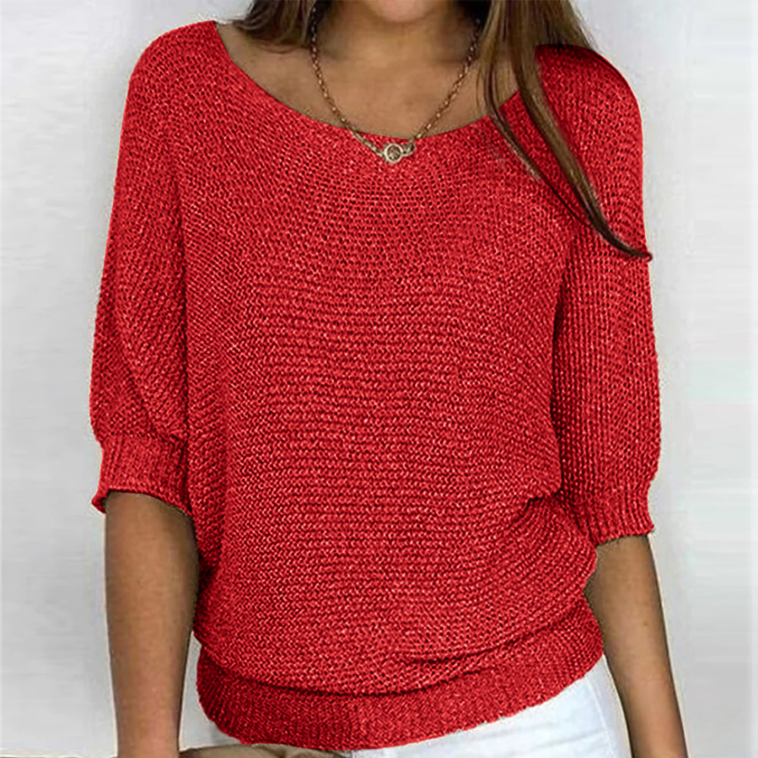 Lieke chique trui met kabeldetails