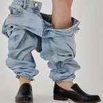 Minimalistische dames mocassins met geprofileerde zool, handgemaakt en comfortabel