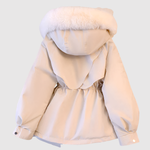 Gerdien dames gewatteerde winterparka met capuchon