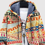 Sweater met kleurrijke folkloreprint geinspireerd op traditioneel borduurwerk in heldere tinten