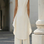 Nienke elegante jumpsuit met wijde pijpen