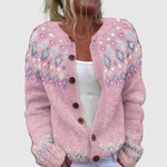 Anouk dames vest met scandinavisch motief