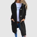 Zita dames lang knoopvest