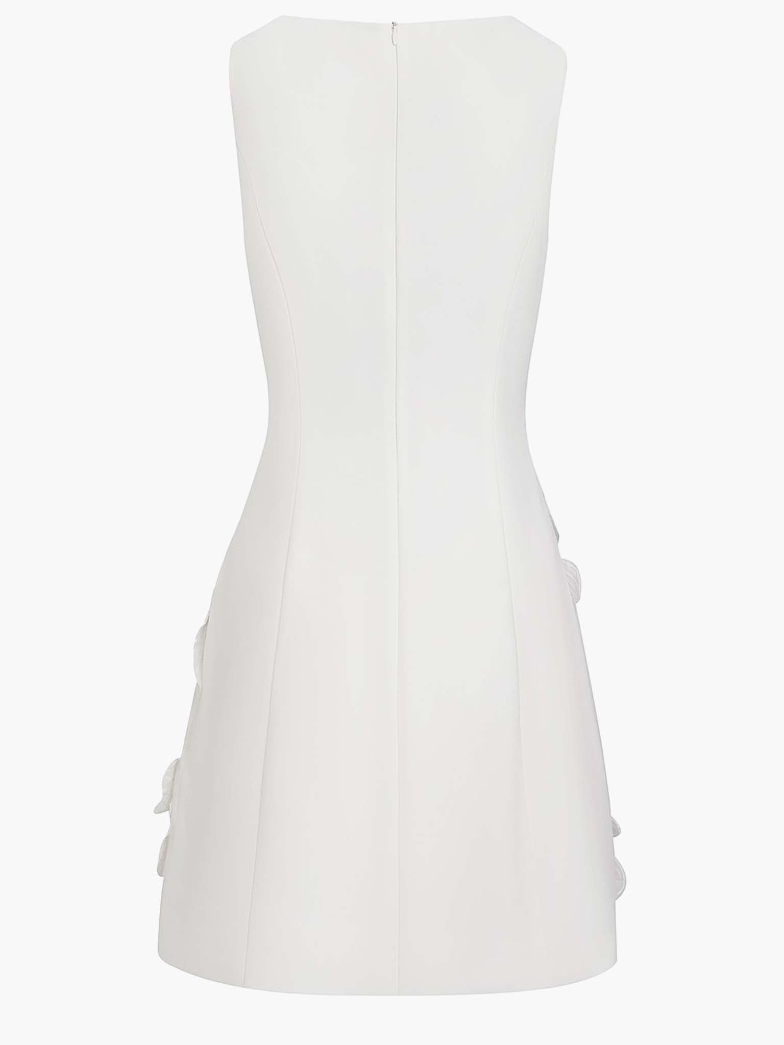 Hester mouwloze mini-jurk met uitsparing
