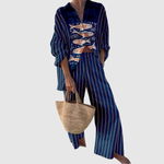 Tamar dames strandjurk met strikdetail