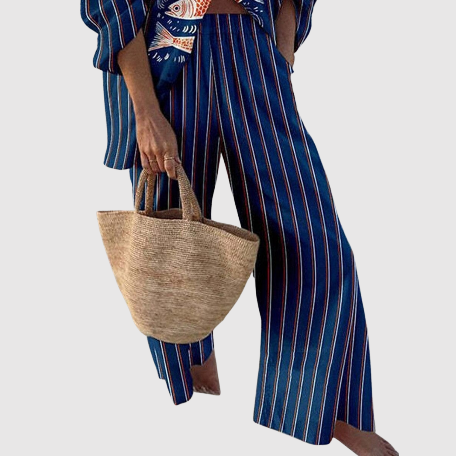 Tamar dames strandjurk met strikdetail
