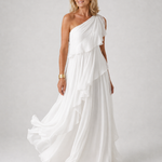 Fenne elegante maxi-jurk