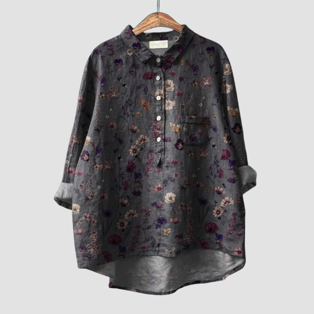 Lichte zomerblouse voor dames, veelzijdig te dragen bij broek of jeans
