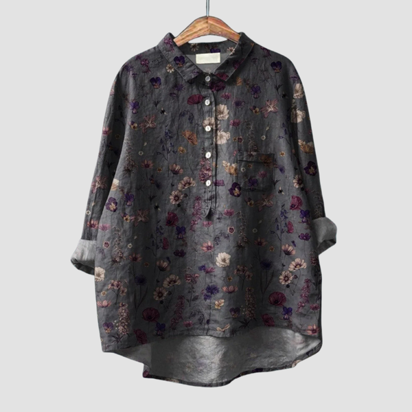 Lichte zomerblouse voor dames, veelzijdig te dragen bij broek of jeans