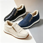 Imke warme slip-on sneakers met dubbele rits