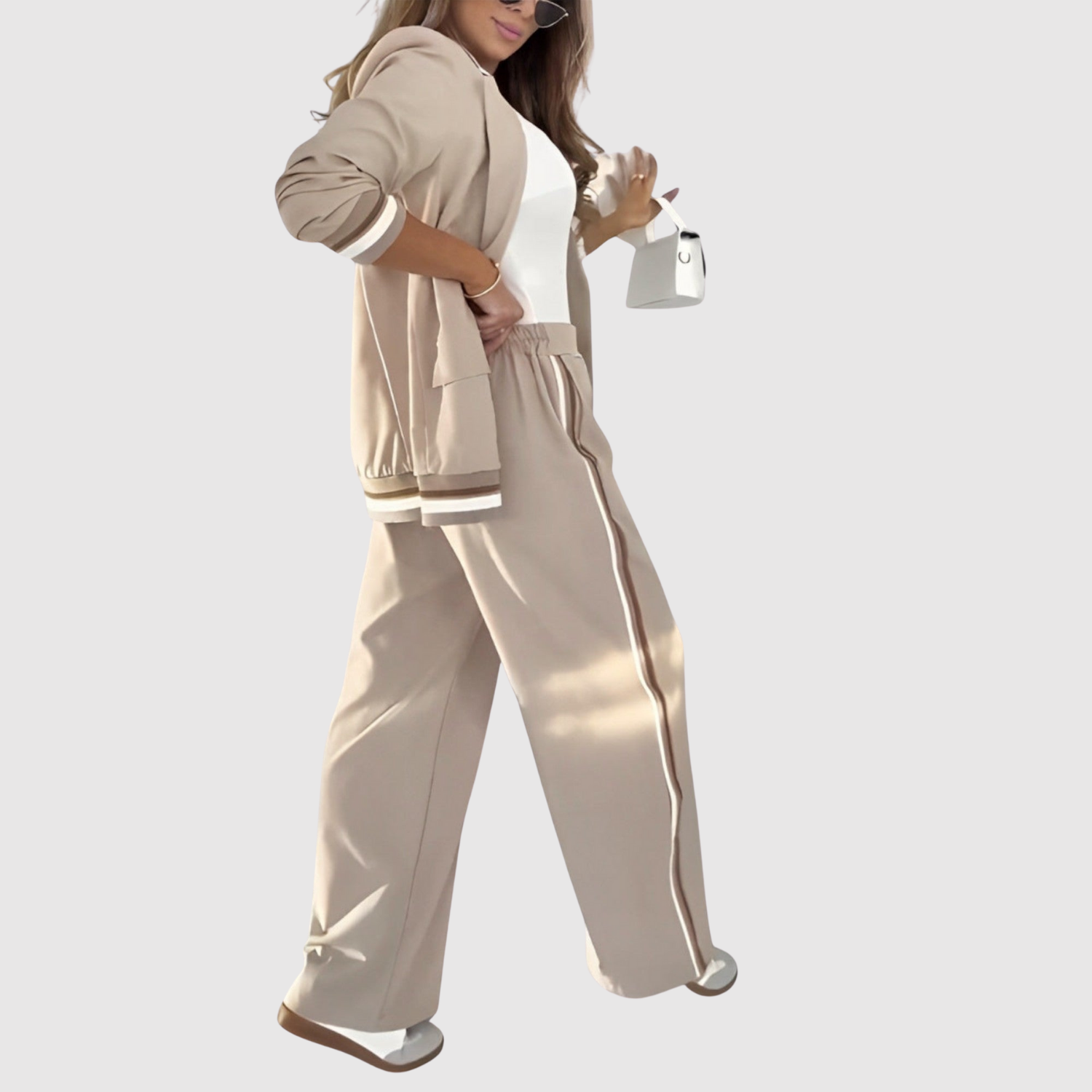 Jolien dames jumpsuit met sportieve details