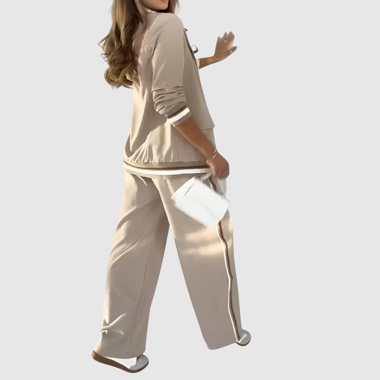 Jolien dames jumpsuit met sportieve details