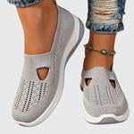 Orthopedische wandelschoenen voor dames met dempende zool en antislip rubberen buitenzool
