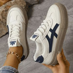 Yvette sneakers met plateauzool