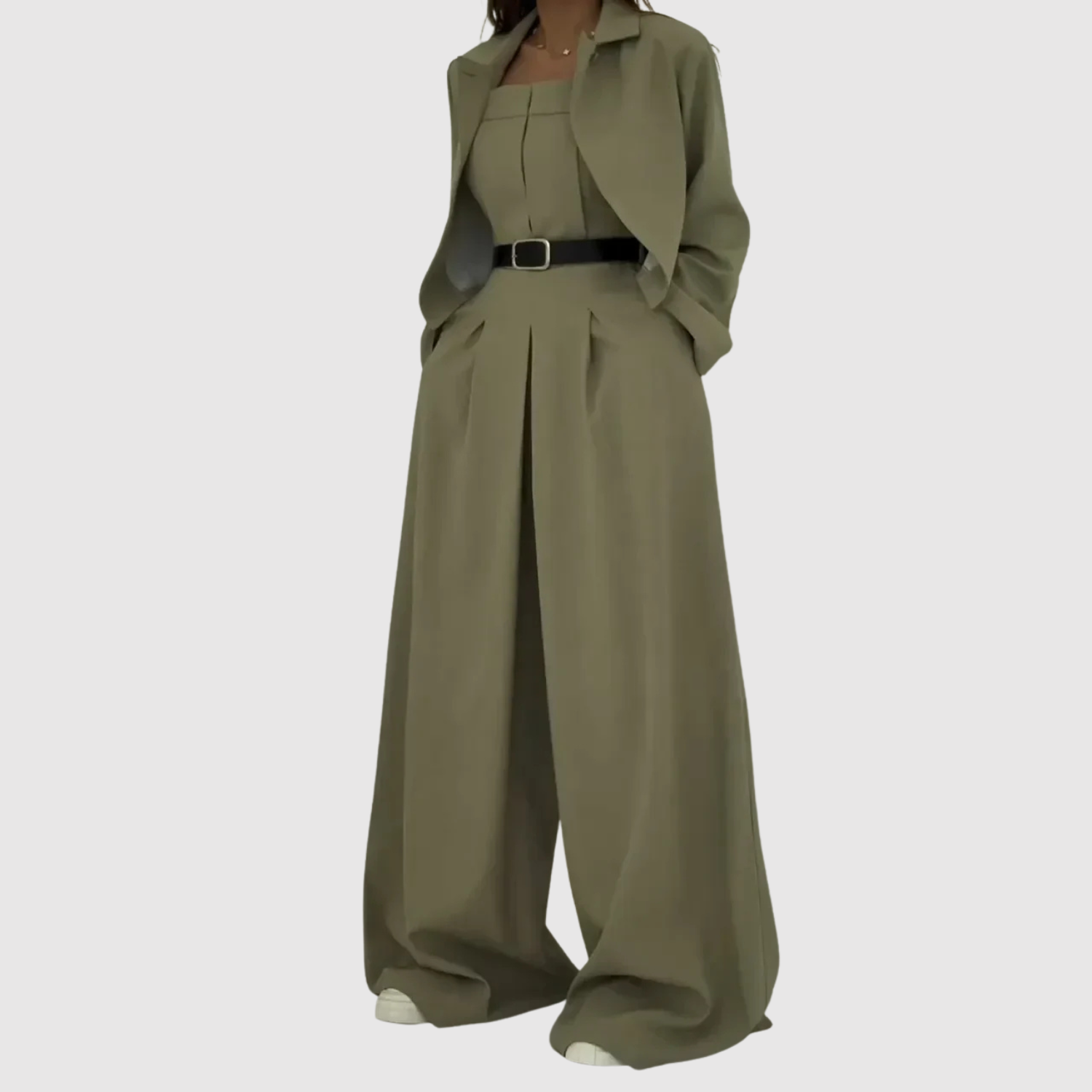 Dorien dames bustierjumpsuit met korte blazer