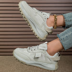 Fieke lichte sneakers voor herfst en winter