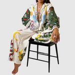 Lieke dames jumpsuit met kleurrijke print