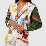 Lieke dames jumpsuit met kleurrijke print