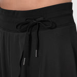 Elegante 2-in-1 dames rok met hoge taille, elastische band en soepel vallende stof