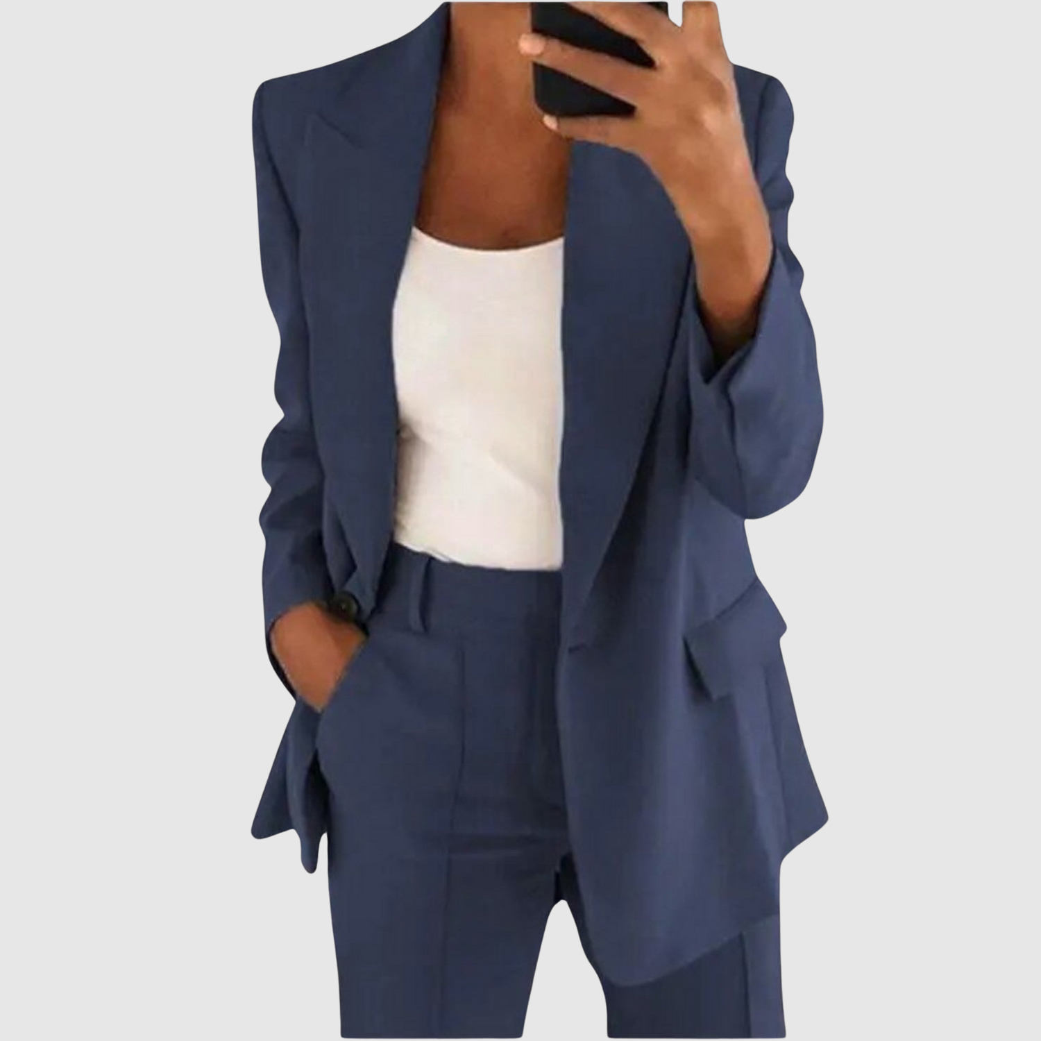 Hanne dames klassieke getailleerde jumpsuit