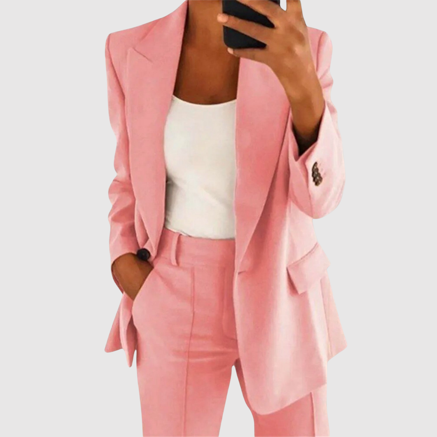 Hanne dames klassieke getailleerde jumpsuit