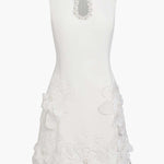 Hester mouwloze mini-jurk met uitsparing