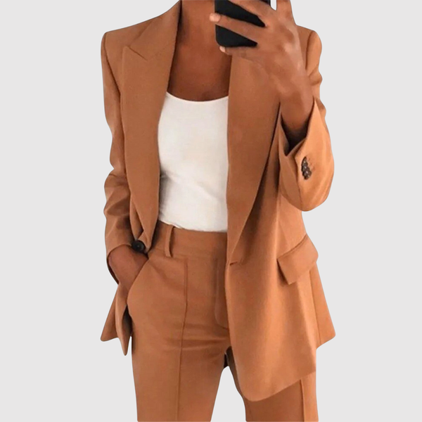 Hanne dames klassieke getailleerde jumpsuit