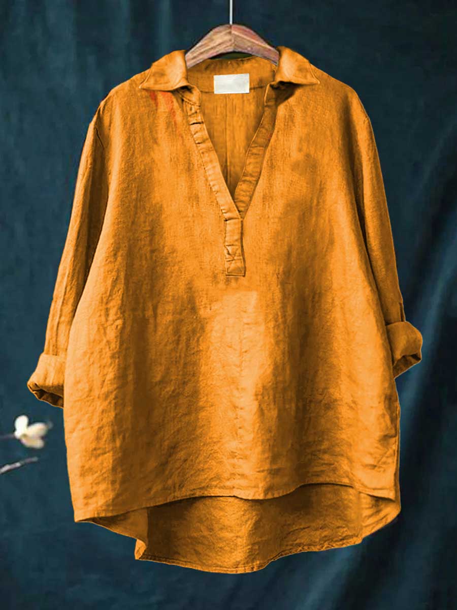Luchtige dames zomerblouse met artistiek dessin en soepele val, in lichte zomerstof