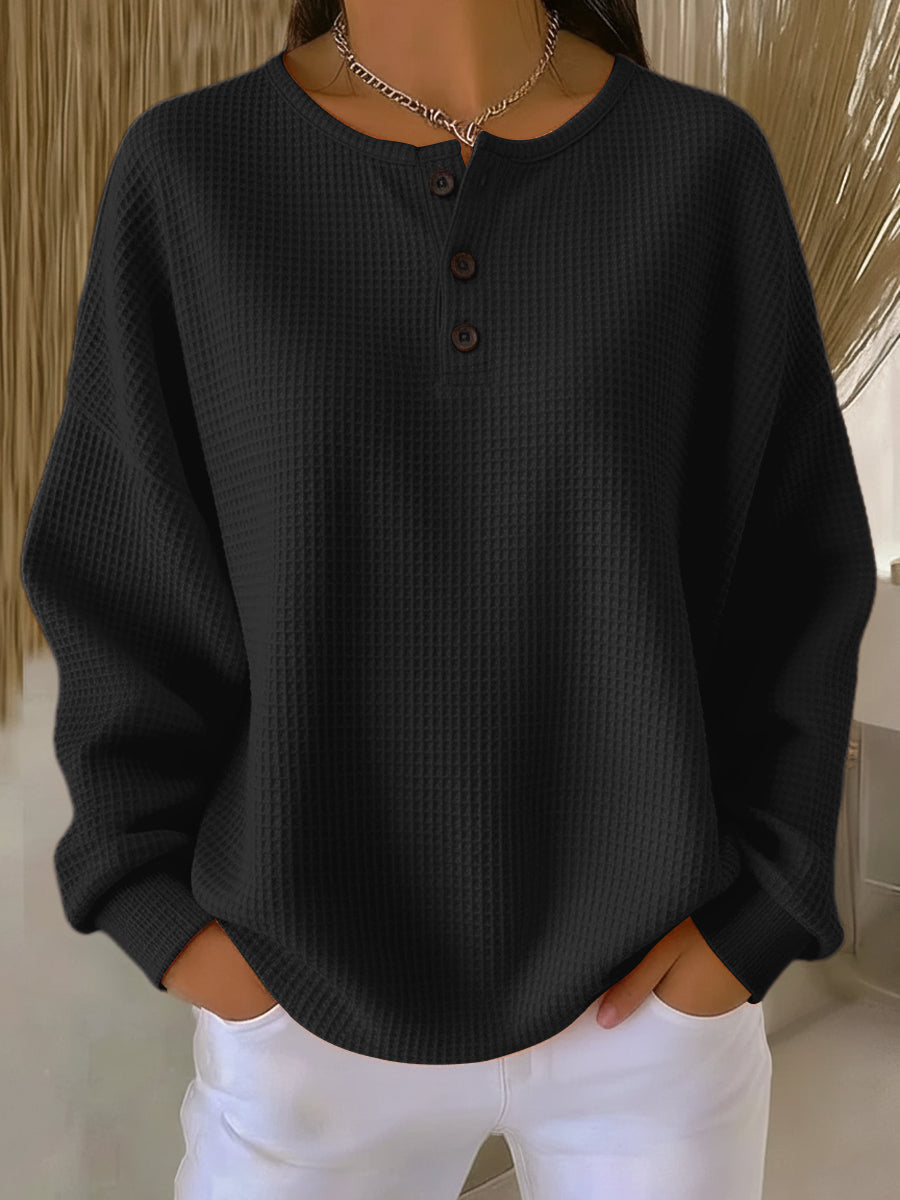 Hester zachte pullover met reliëf