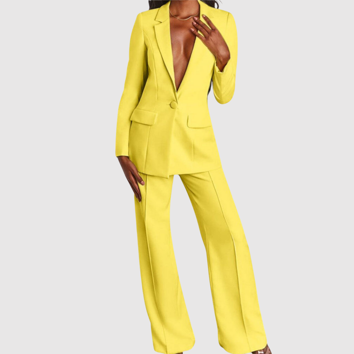Kim dames kleurrijke getailleerde jumpsuit